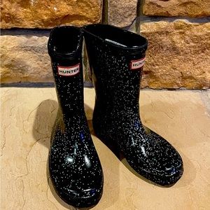 Hunter girls rain boots size 12